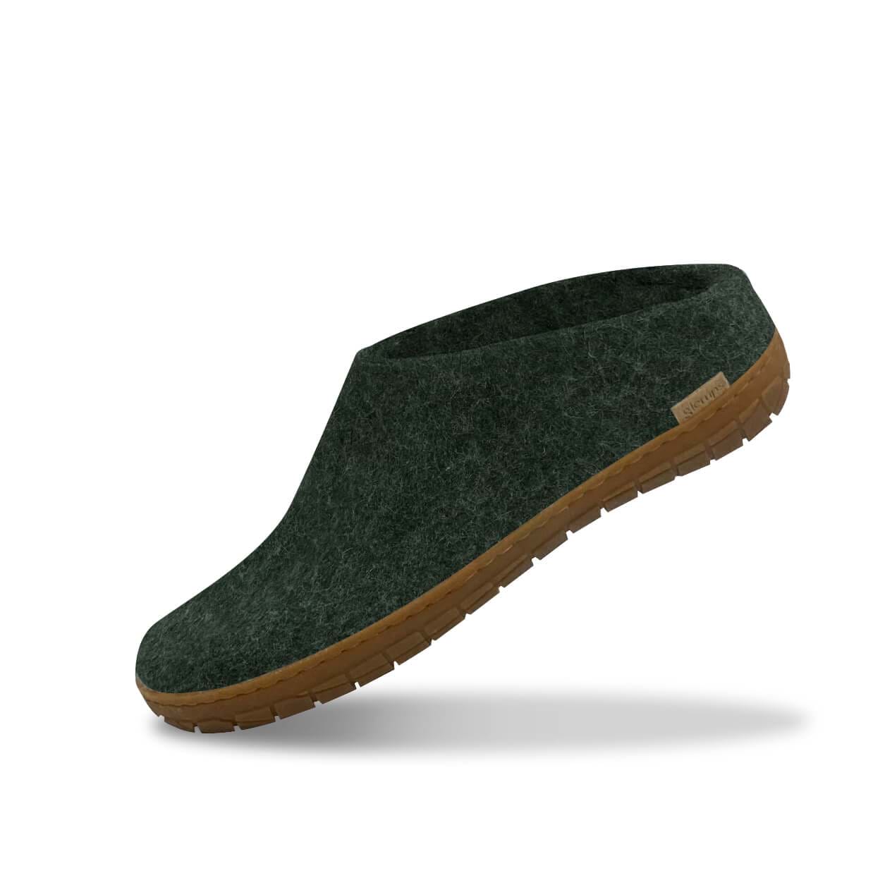 Slip on with natural rubber sole honey Forest