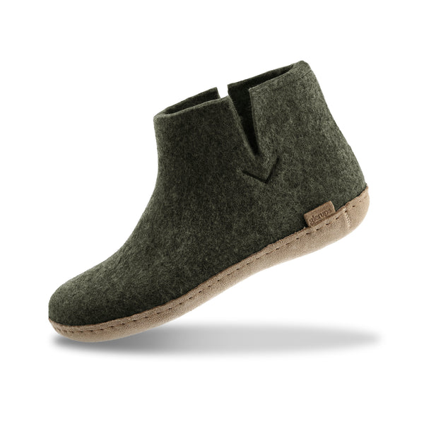 glerups Boot with leather sole Boot with leather sole Forest