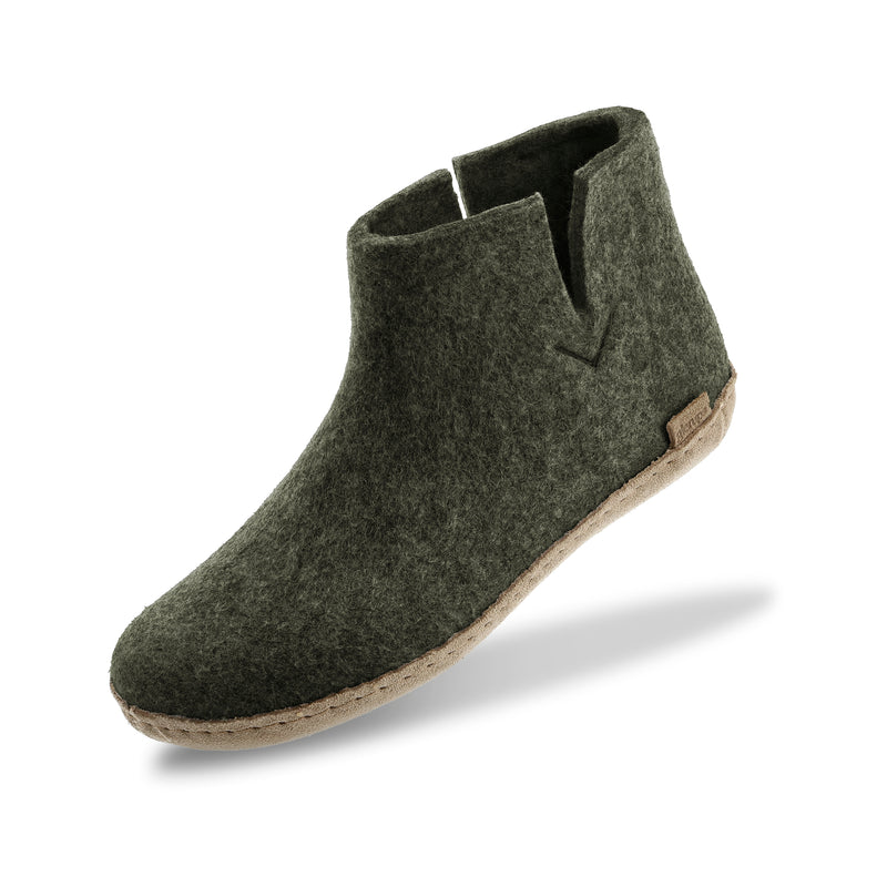 glerups Boot with leather sole Boot with leather sole Forest