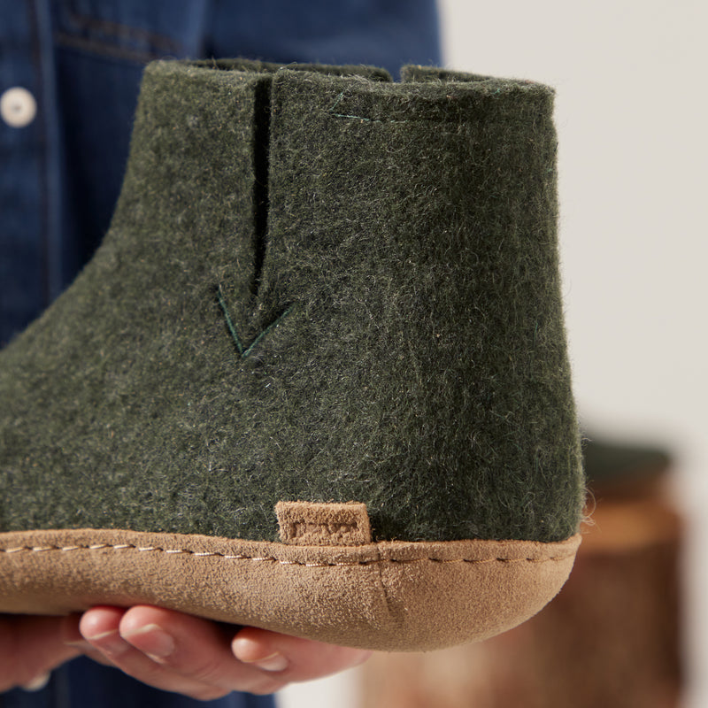 glerups Boot with leather sole Boot with leather sole Forest