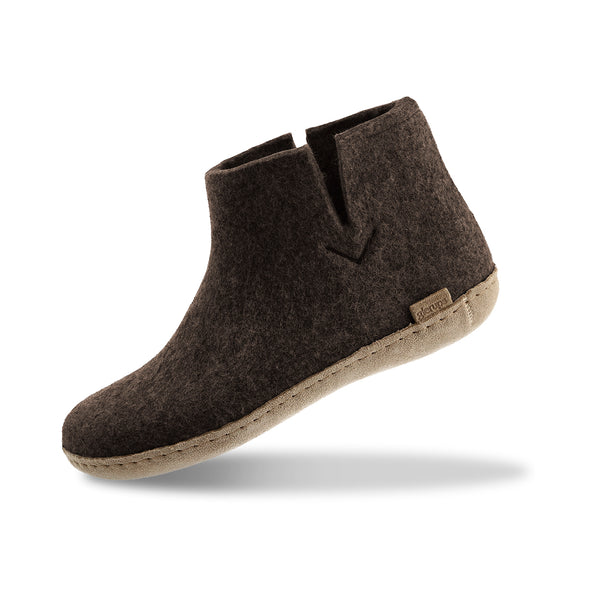 glerups Boot with leather sole Boot with leather sole Nature brown