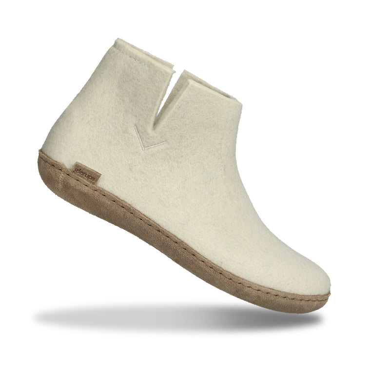 glerups Boot with leather sole Boot with leather sole White