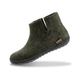 glerups Boot with natural rubber sole - black Boot with rubber sole Forest