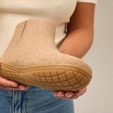 glerups Boot with natural rubber sole - honey Boot with rubber sole 12 Sand