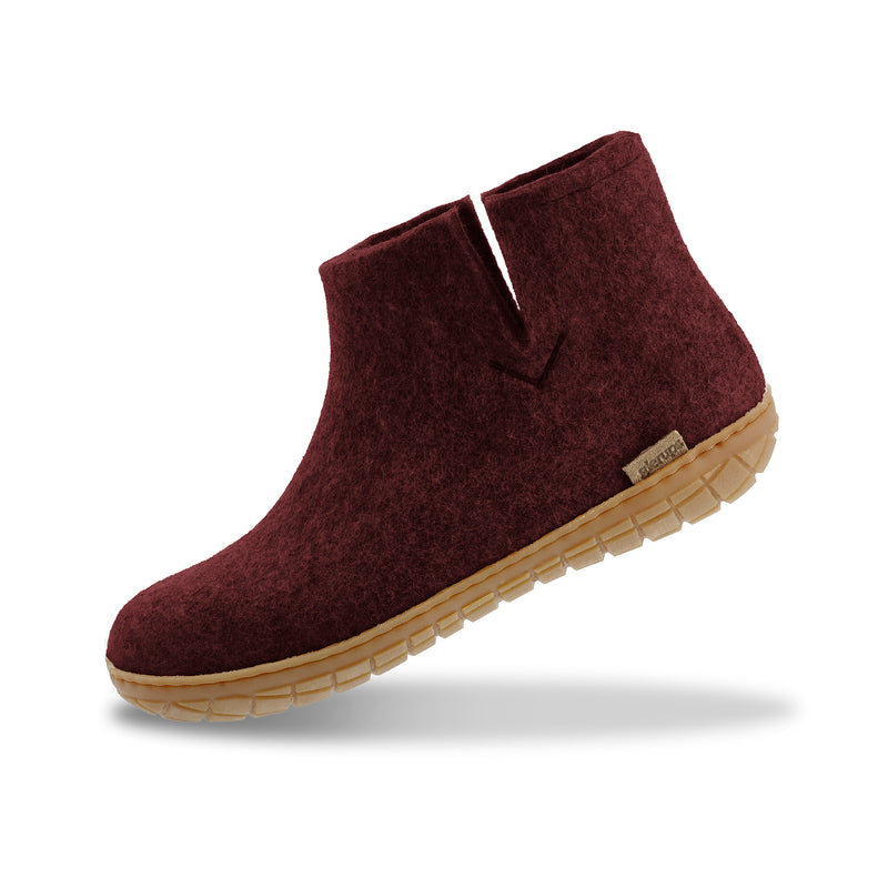glerups Boot with natural rubber sole - honey Boot with rubber sole 15 Beet
