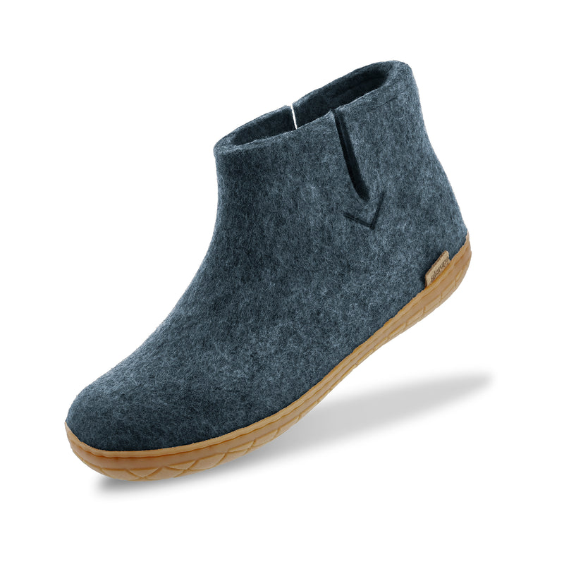 glerups Boot with natural rubber sole - honey Boot with rubber sole Denim