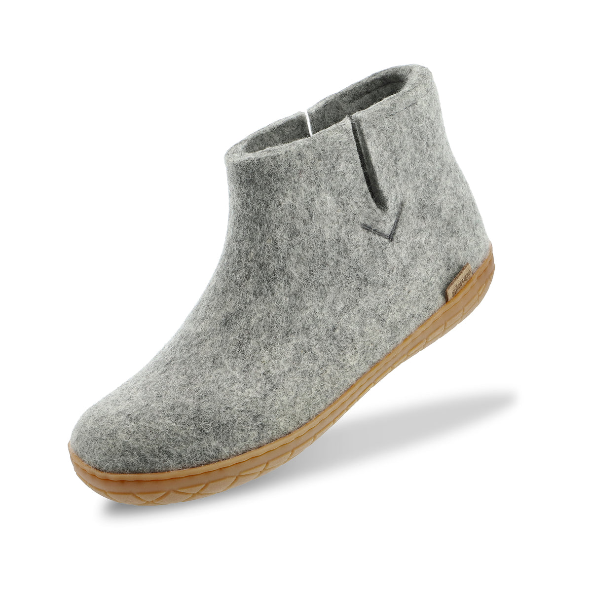 glerups Boot with natural rubber sole - honey Boot with rubber sole Grey