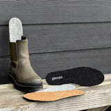 glerups Innersole 5mm, Regular Felt soles Grey