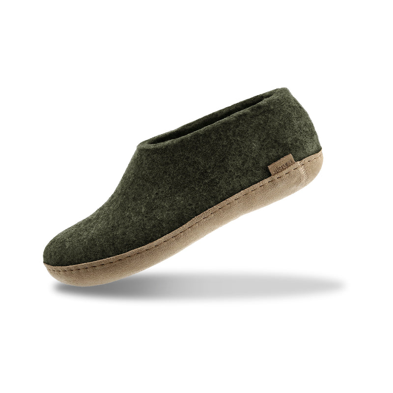 glerups Shoe with leather sole Shoe with leather sole Forest