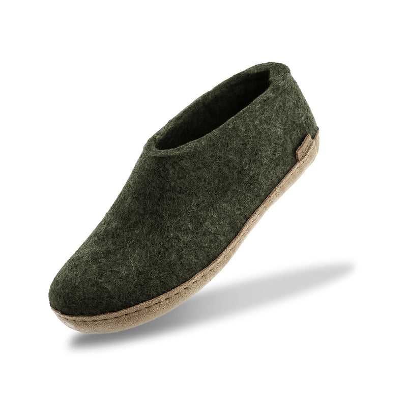 glerups Shoe with leather sole Shoe with leather sole Forest
