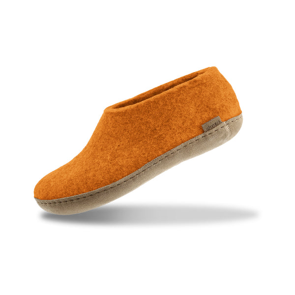 glerups Shoe with leather sole Shoe with leather sole Orange