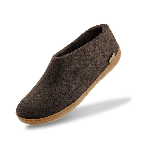 glerups Shoe with natural rubber sole - honey Shoe with rubber sole 04 Chestnut