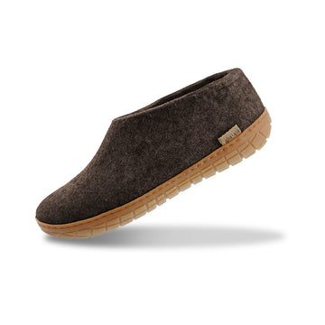 glerups Shoe with natural rubber sole - honey Shoe with rubber sole 04 Chestnut