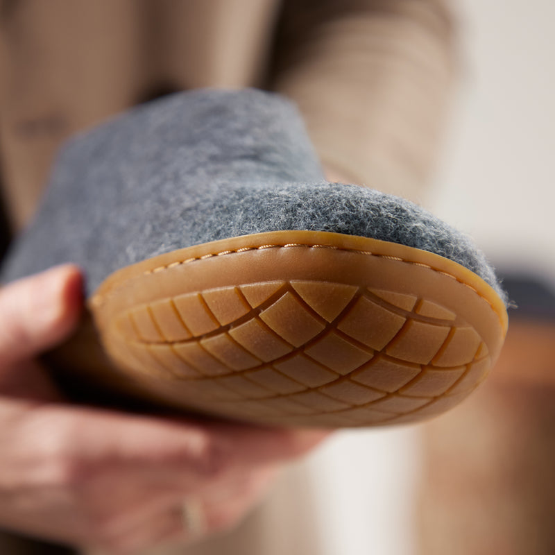 glerups Shoe with natural rubber sole - honey Shoe with rubber sole Denim