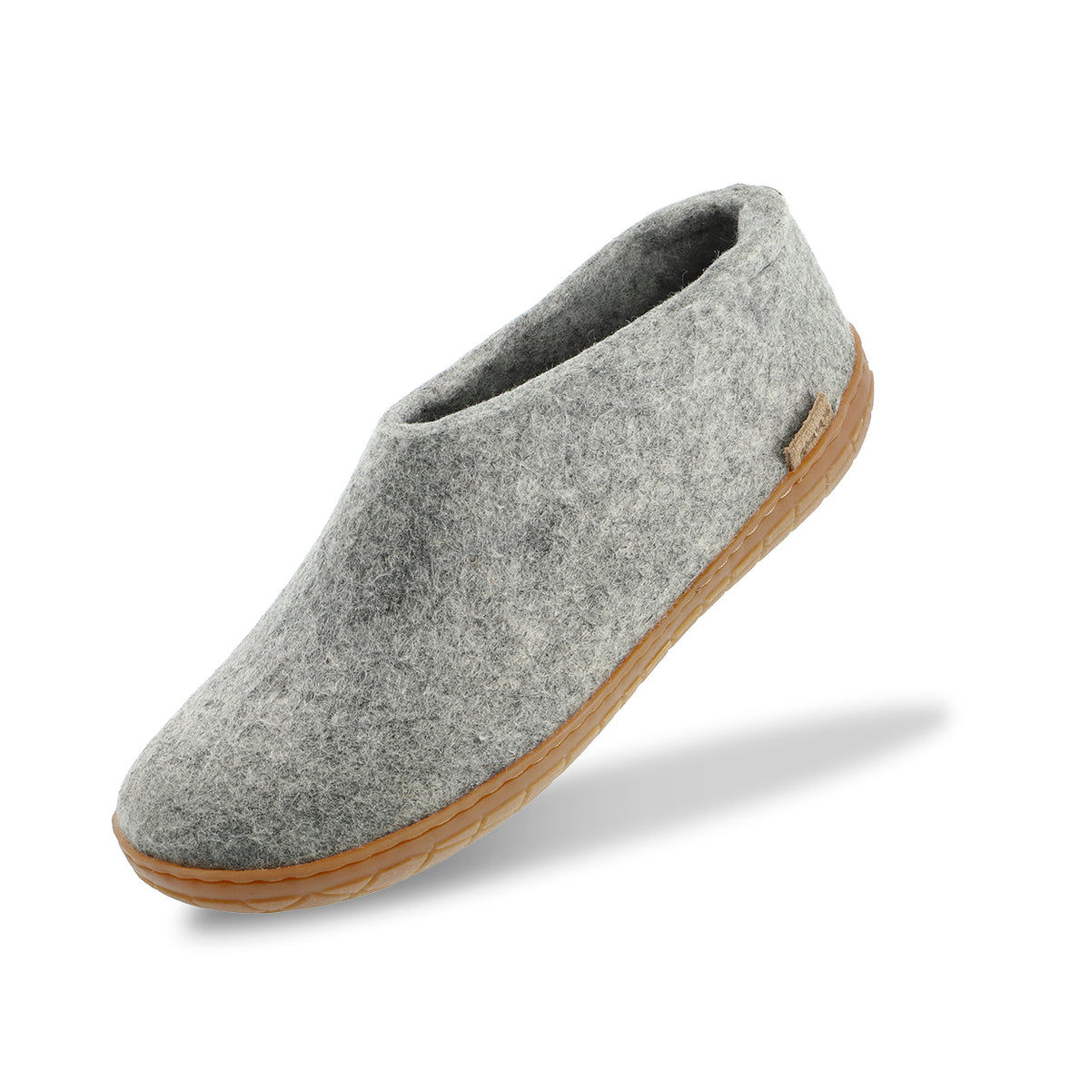 glerups Shoe with natural rubber sole - honey Shoe with rubber sole Grey