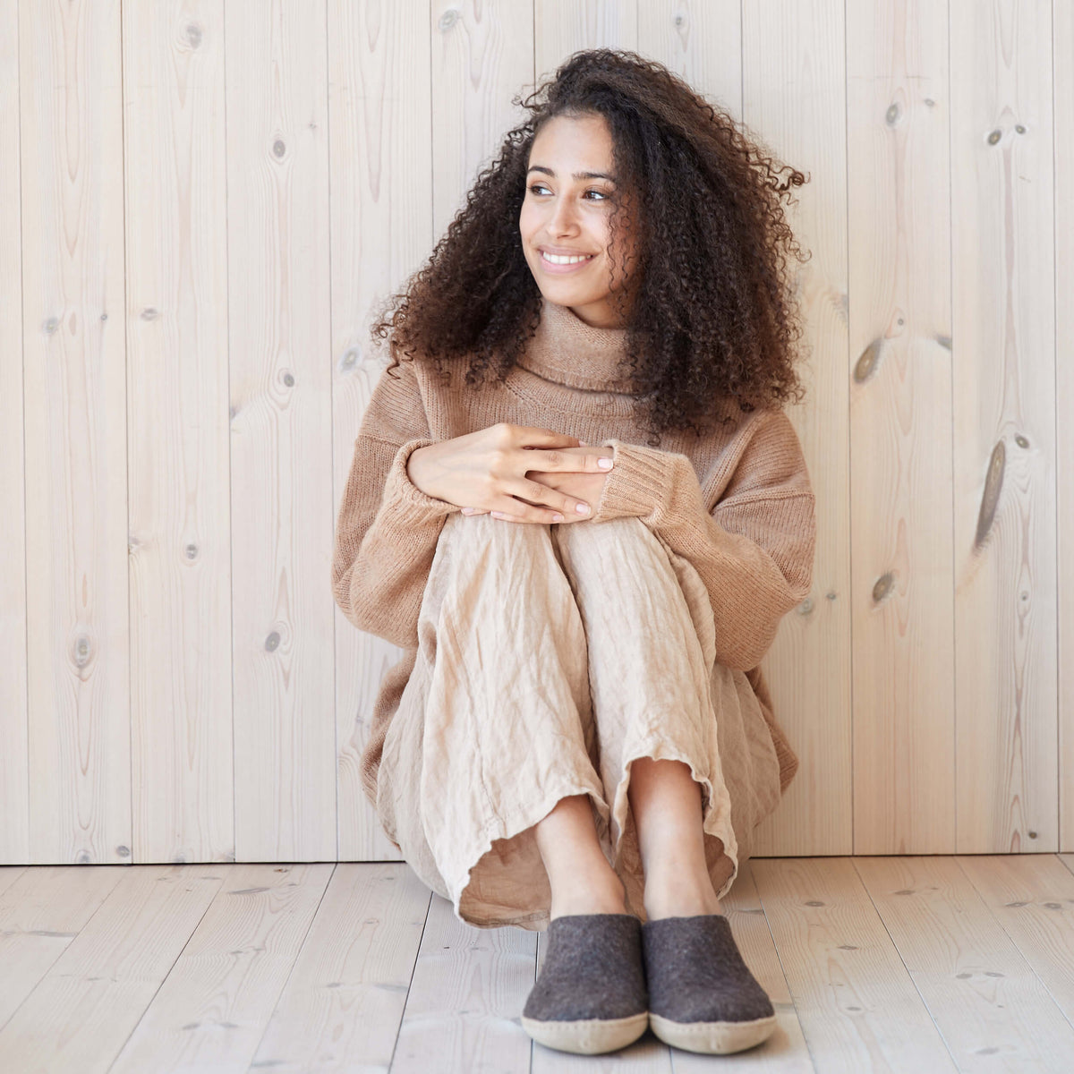 glerups Slip-on with leather sole Slip-on with leather sole 04 Chestnut