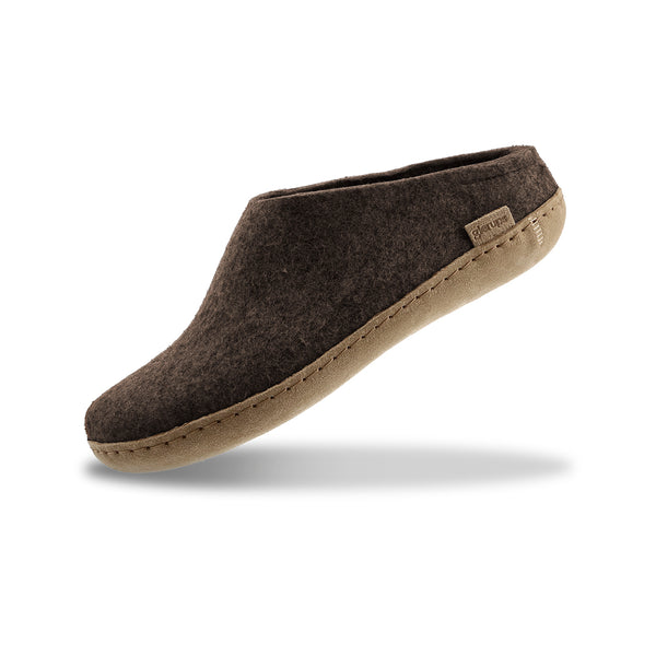 glerups Slip-on with leather sole Slip-on with leather sole 04 Chestnut