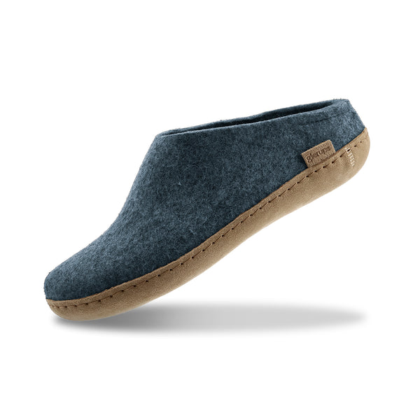 glerups Slip-on with leather sole Slip-on with leather sole Denim