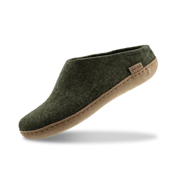 glerups Slip-on with leather sole Slip-on with leather sole Forest