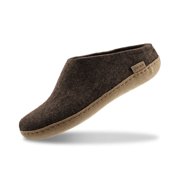 glerups Slip-on with leather sole Slip-on with leather sole Nature brown