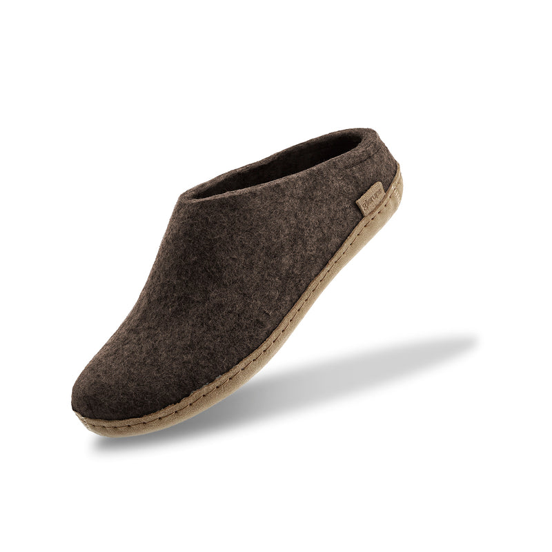 glerups Slip-on with leather sole Slip-on with leather sole Nature brown