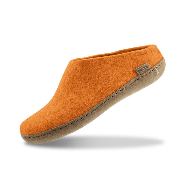 glerups Slip-on with leather sole Slip-on with leather sole Orange