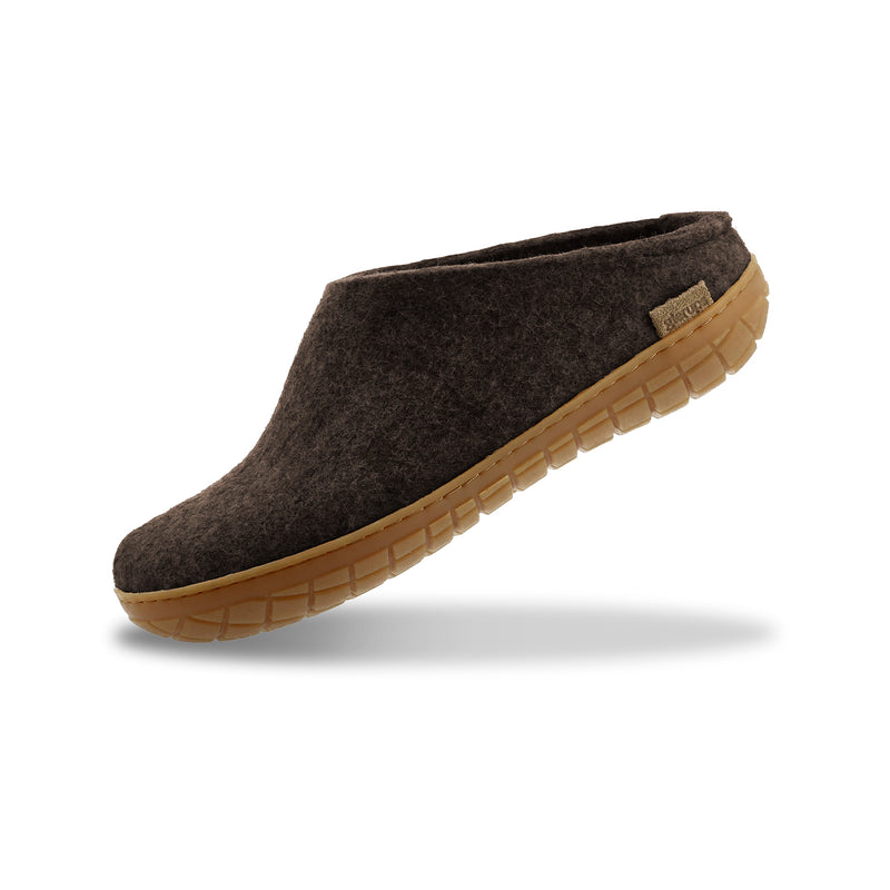 glerups Slip-on with natural rubber sole - honey Slip-on with rubber sole 04 Chestnut