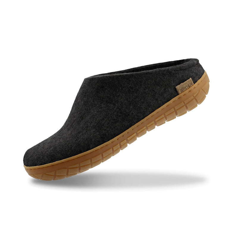 glerups Slip-on with natural rubber sole - honey Slip-on with rubber sole Charcoal