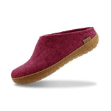 glerups Slip-on with natural rubber sole - honey Slip-on with rubber sole Cranberry