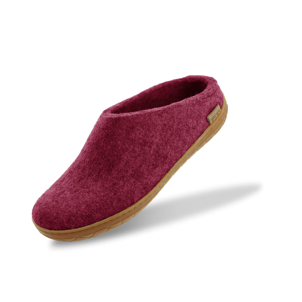 glerups Slip-on with natural rubber sole - honey Slip-on with rubber sole Cranberry