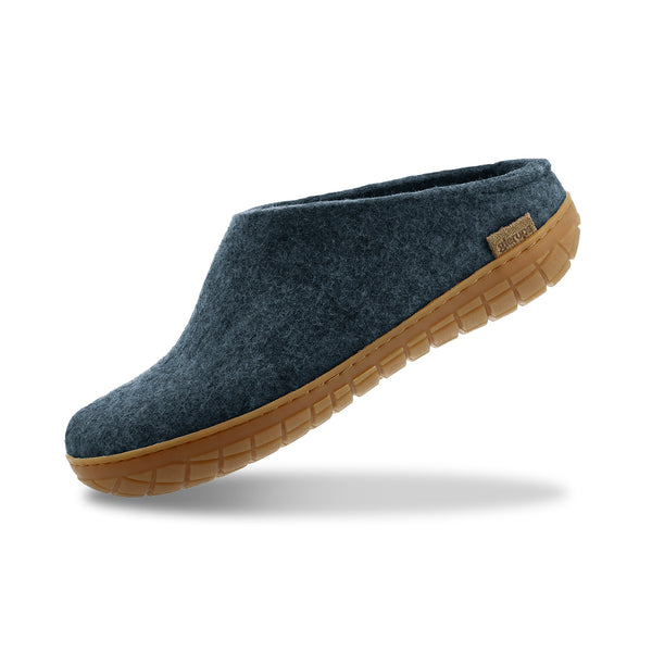 glerups Slip-on with natural rubber sole - honey Slip-on with rubber sole Denim