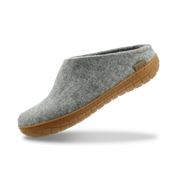 glerups Slip-on with natural rubber sole - honey Slip-on with rubber sole Grey