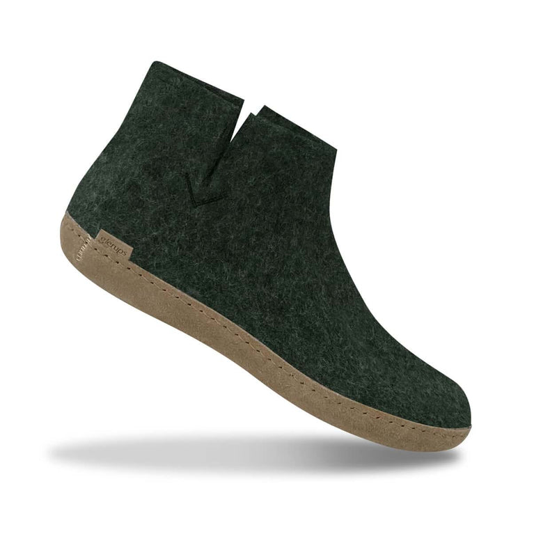 glerups Boot with leather sole Boot with leather sole Forest