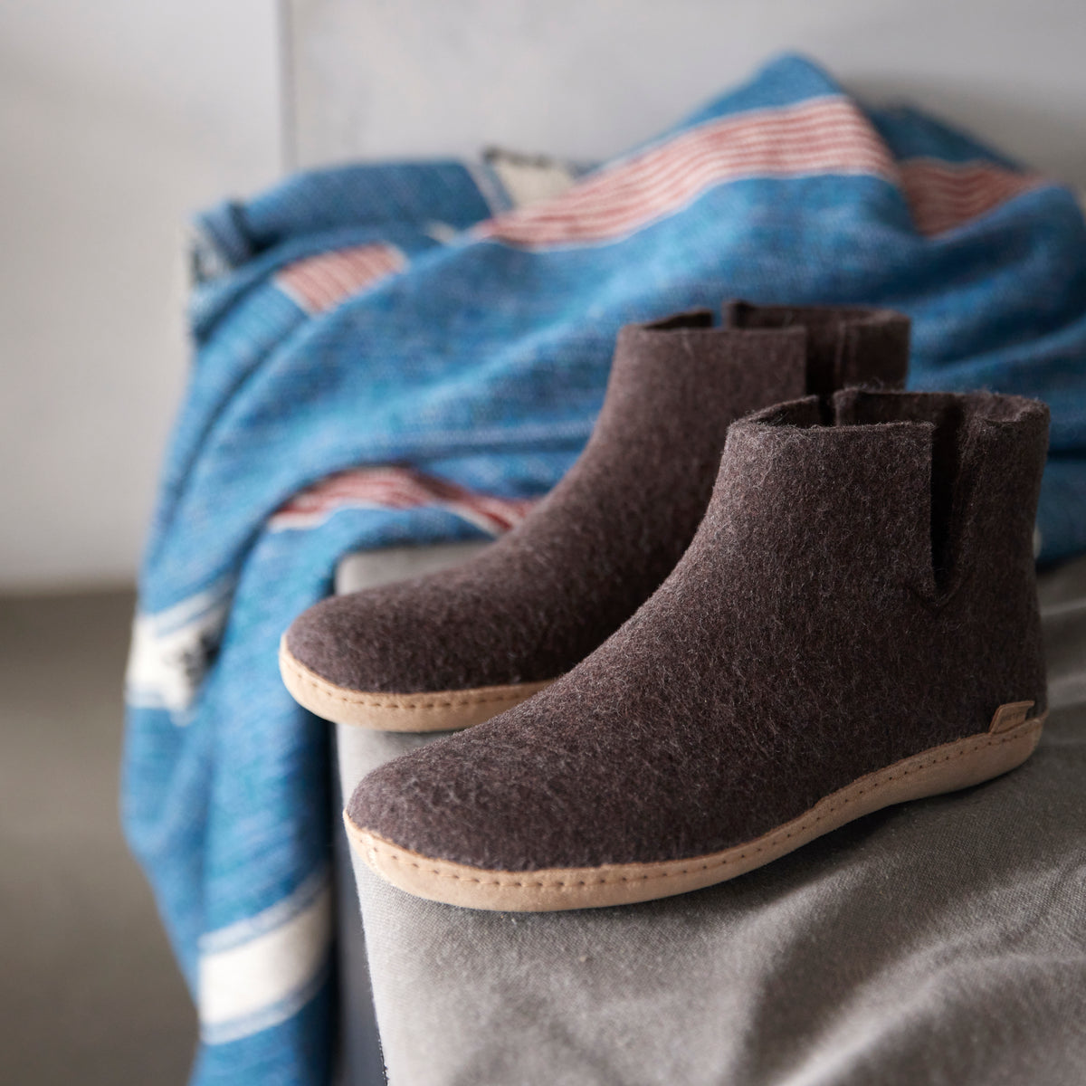 glerups Boot with leather sole Boot with leather sole 04 Chestnut