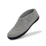 glerups Shoe with natural rubber sole - black Shoe with rubber sole Grey