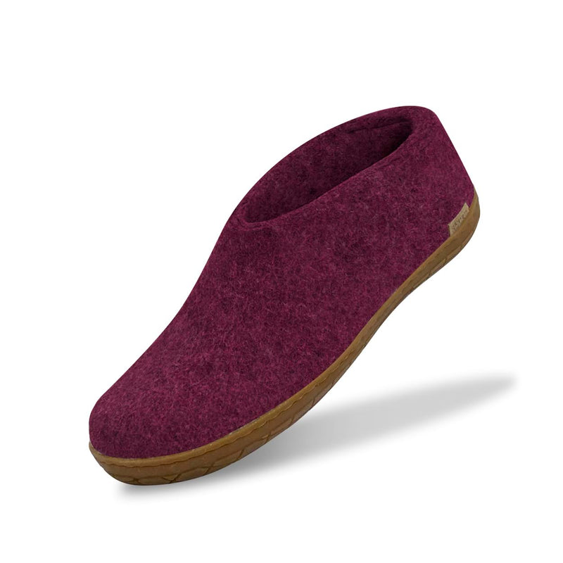 glerups Shoe with natural rubber sole - honey Shoe with rubber sole Cranberry