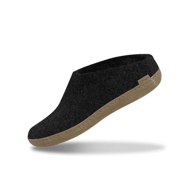 glerups Slip-on with leather sole Slip-on with leather sole Charcoal