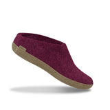 glerups Slip-on with leather sole Slip-on with leather sole Cranberry