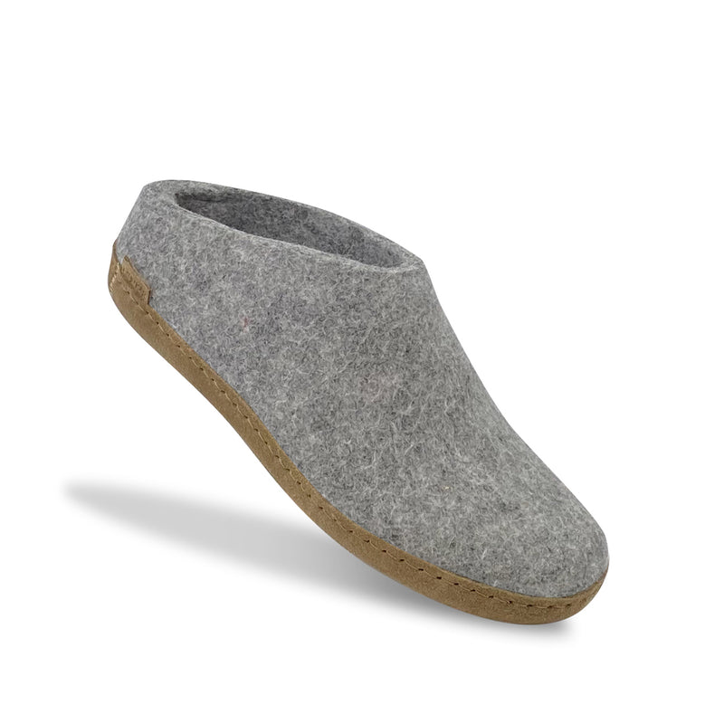 glerups Slip-on with leather sole Slip-on with leather sole Grey