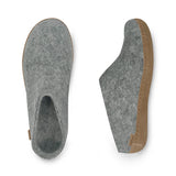 glerups Slip-on with leather sole Slip-on with leather sole Grey