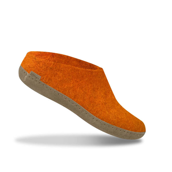 glerups Slip-on with leather sole Slip-on with leather sole Orange