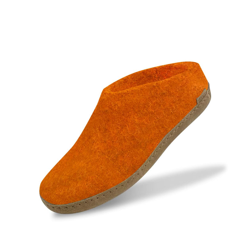 glerups Slip-on with leather sole Slip-on with leather sole Orange