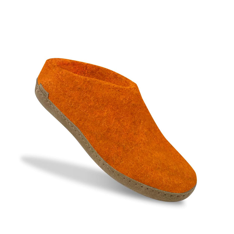 glerups Slip-on with leather sole Slip-on with leather sole Orange