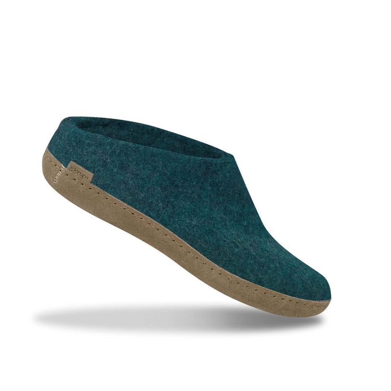 glerups Slip-on with leather sole Slip-on with leather sole Petrol