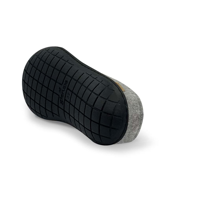 glerups Slip-on with natural rubber sole - black Slip-on with rubber sole Grey